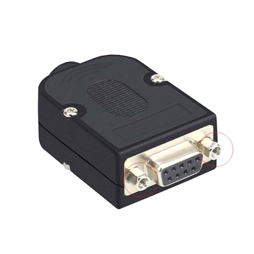 Solderless Free soldering Rs232 Female Male D-sub DB 9P Pin terminal Adapter Connectors