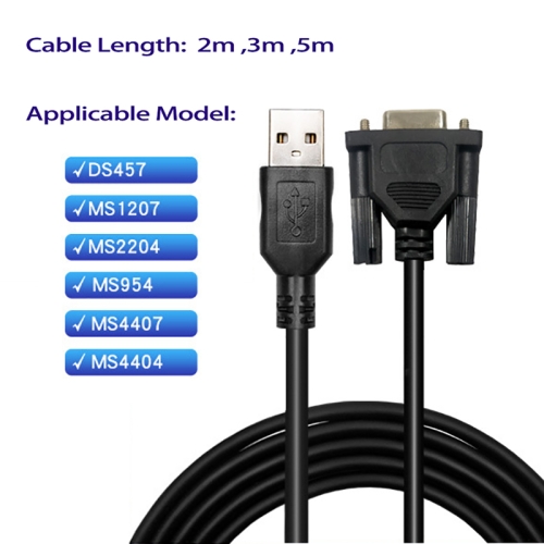 RS232 USB barcode scanner cable for Symbol Moto DS457 MS4407 MS1207 MS954 MS2204 MS4404 barcode scanner cable