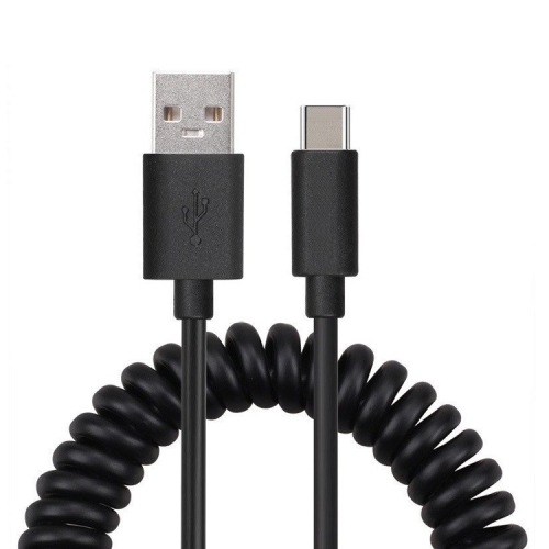 USB2.0 to type c Spiral cable