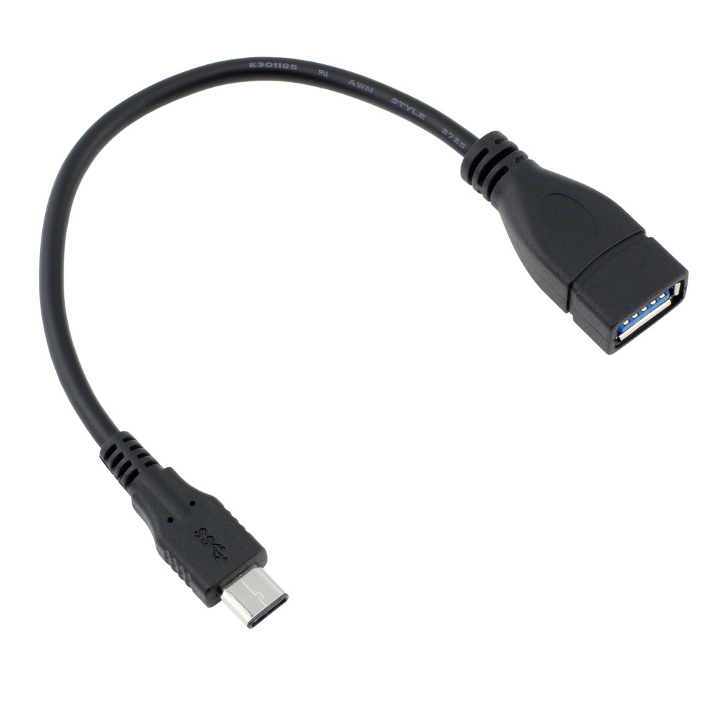 USB3.1 type c male to USB3.0 A type female OTG cable adapter