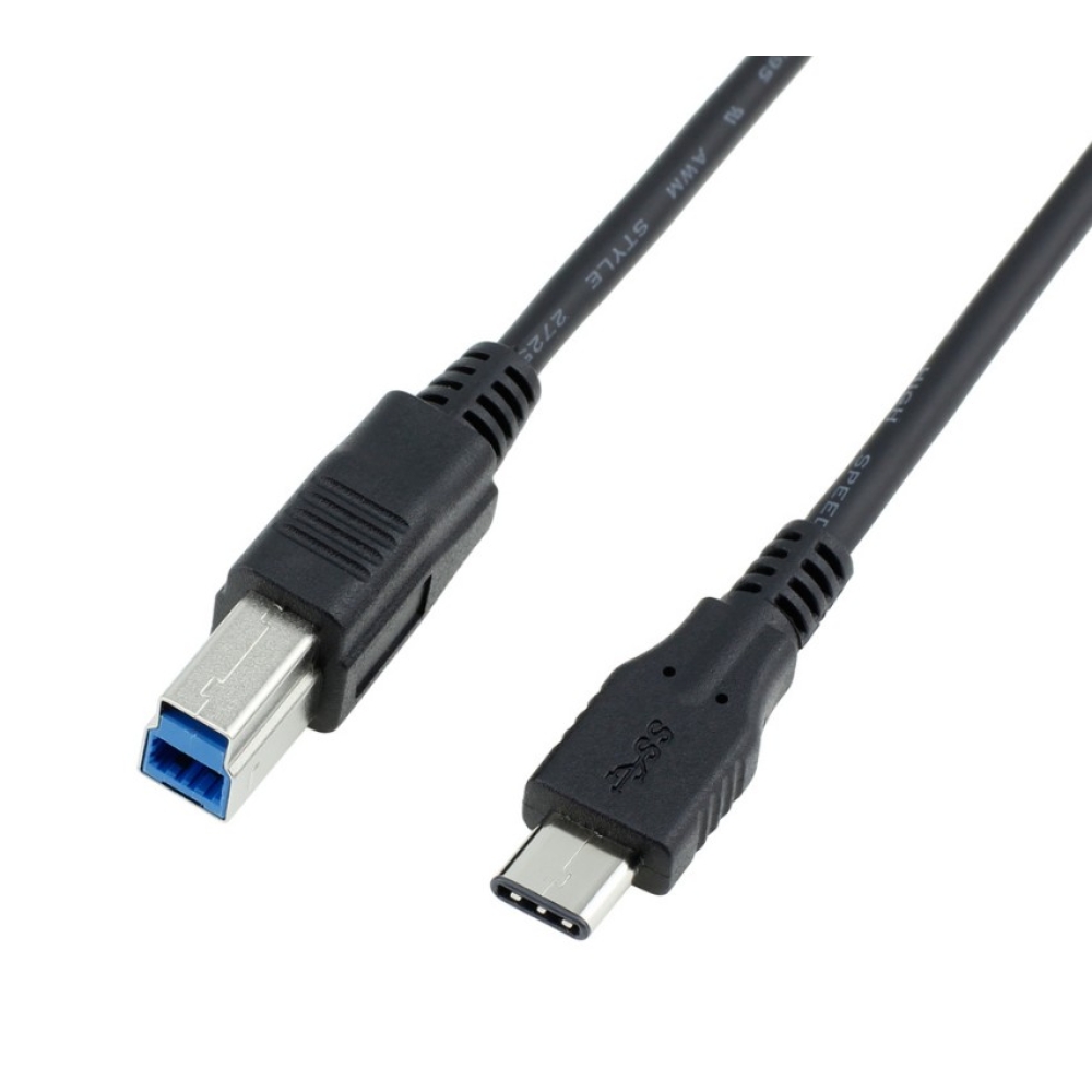 USB3.1 TYPE C male to USB3.0 B male print cable