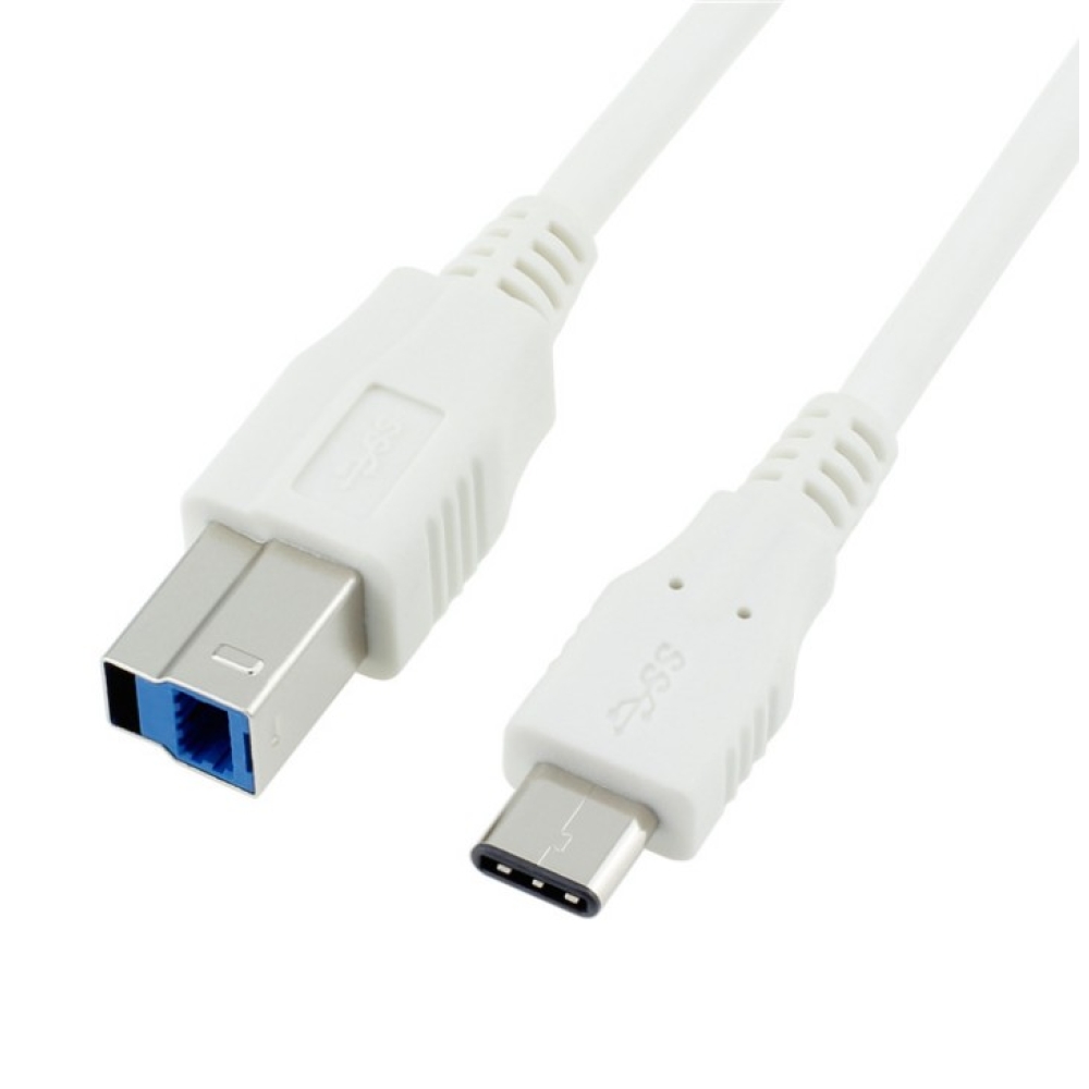 USB3.1 TYPE C male to USB3.0 B male print cable