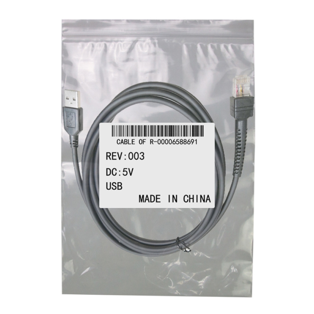 RJ45 USB barcode scanner cable for Symbol Moto LS2208 DS2208 LS4208 LS4478 DS9208 DS3578 barcode scanner cable