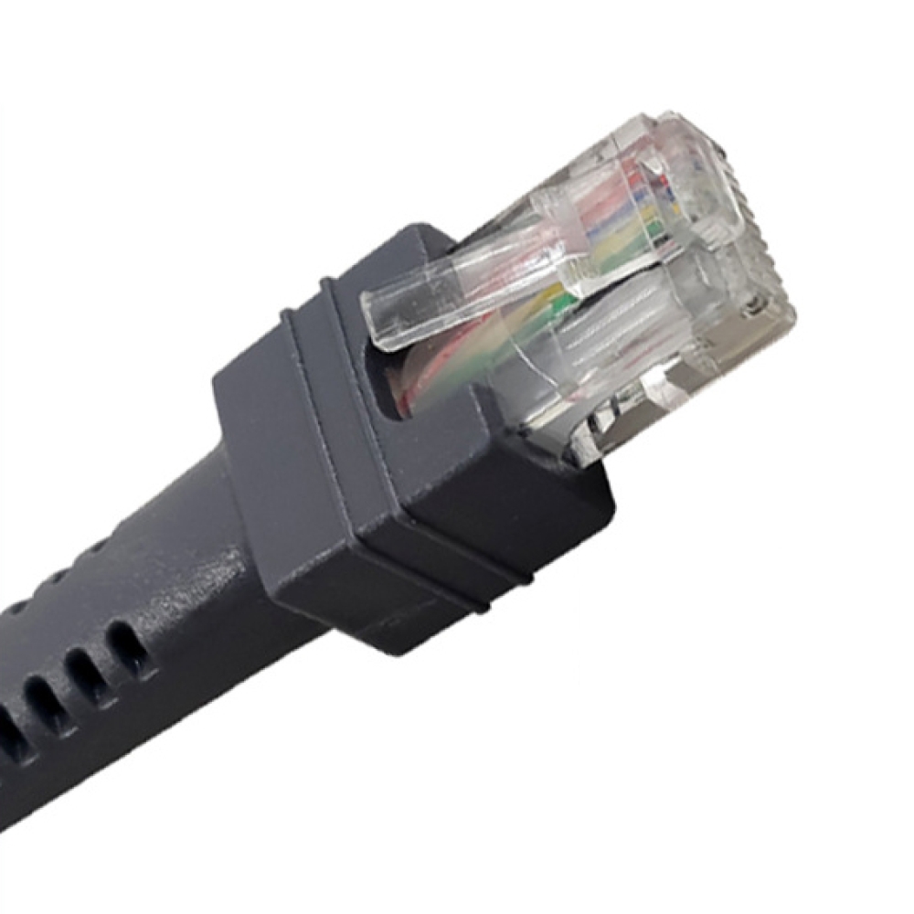 RJ45 USB Spiral barcode scanner cable for Symbol Moto LS2208 DS2208 LS4208 LS4478 DS9208 DS3578 barcode scanner cable