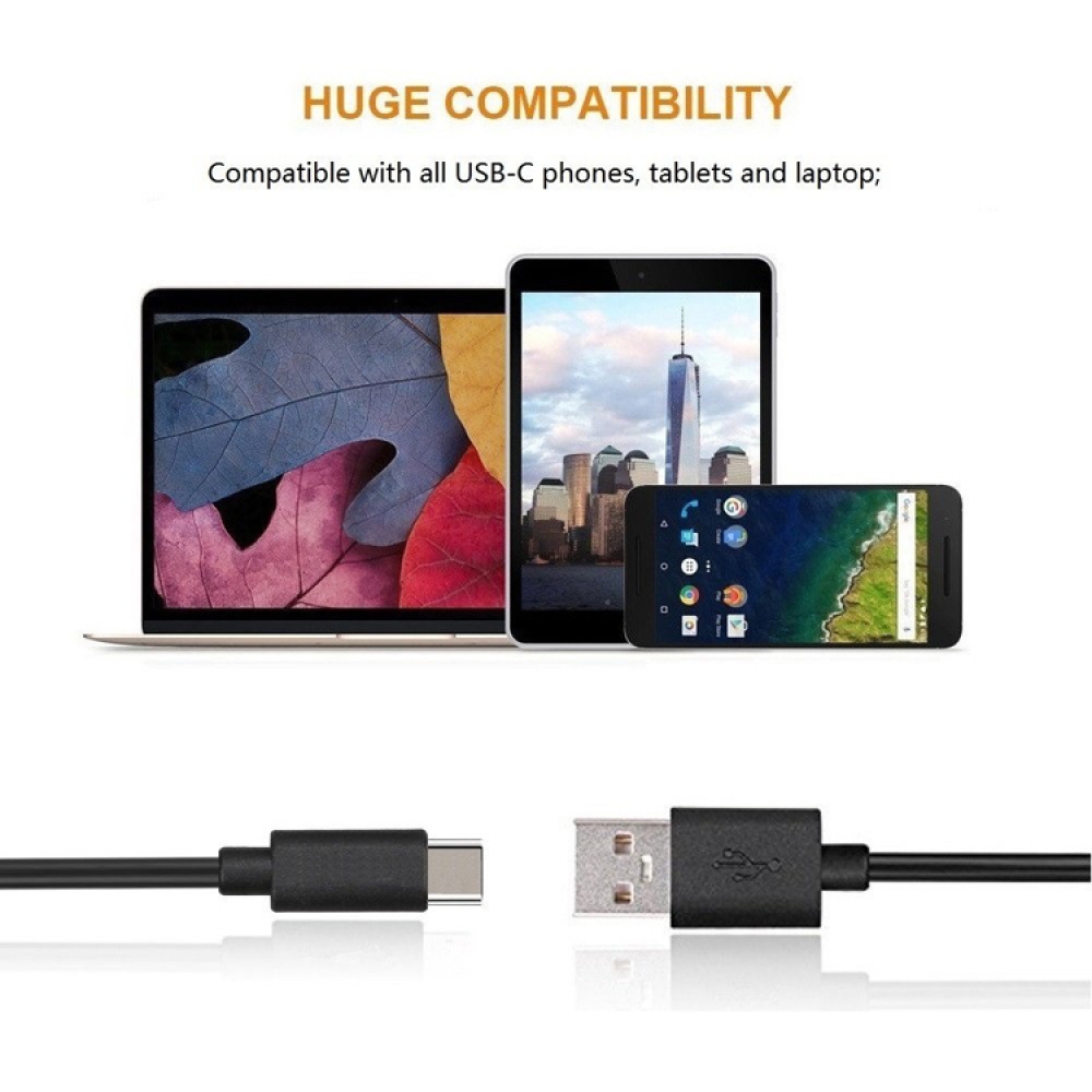 USB2.0 to type c Spiral cable